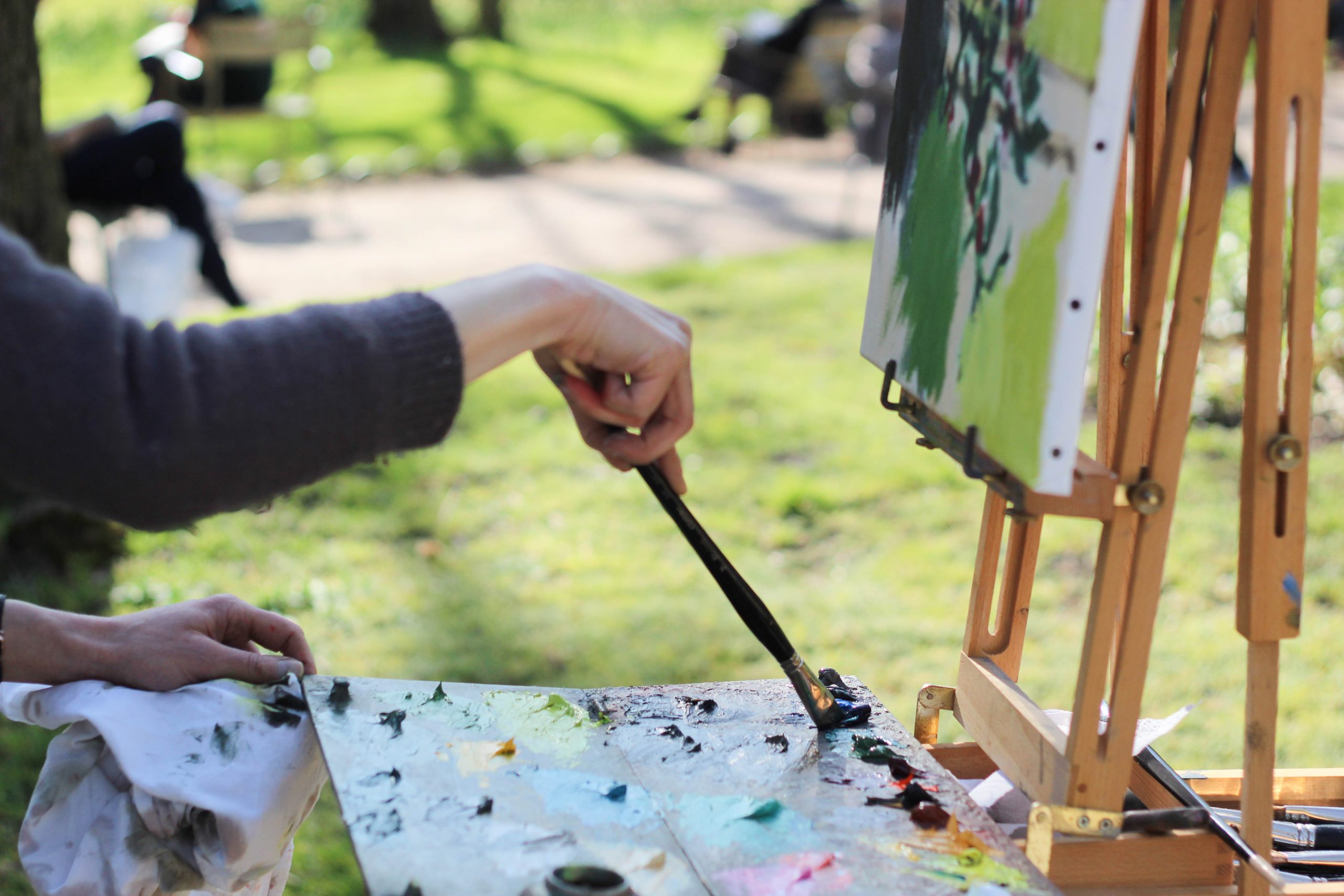 Palette de Barbara Lisy au Luxembourg